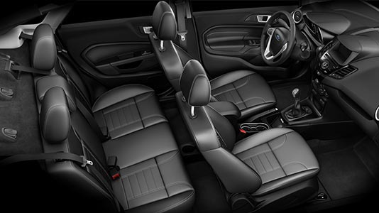 Trải nghiệm xe Ford Fiesta 2016: Hệ thống ghế ngồi dùng chất liệu bọc nỉ, da và da pha nỉ 1