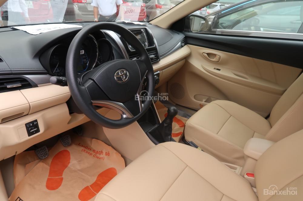 Bán xe Vios E 2018, màu nâu, tháng 7/2018, tặng BH / DVD, camera-5 Bán xe Vios E 2018, màu nâu, tháng 7/2018, tặng BH / DVD, camera-5