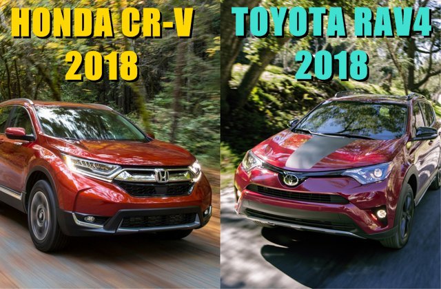 So sanh xe Honda CR-V 2018 va Toyota RAV4 2018 ban quoc te
