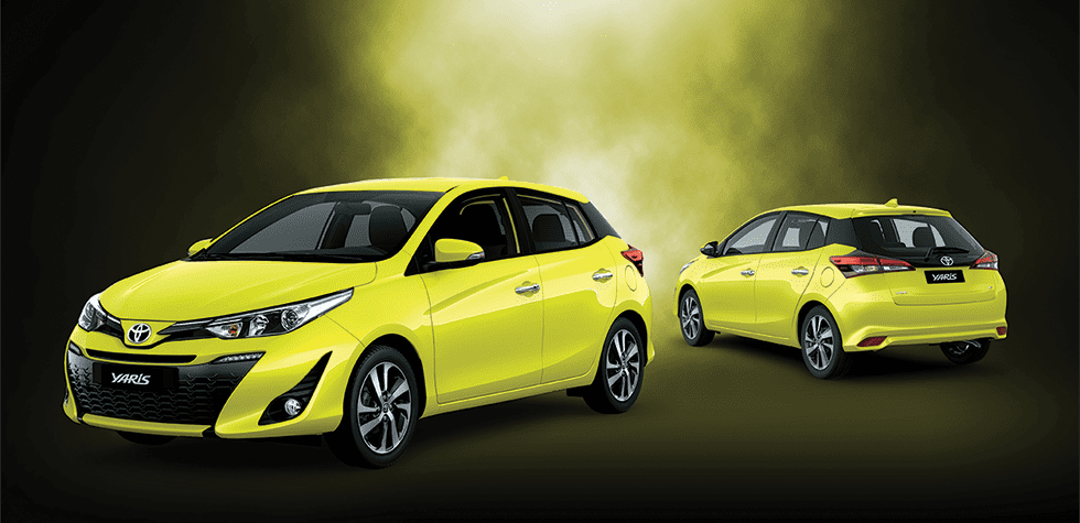 Đánh giá xe Toyota Yaris G 2019: Toyota Yaris 2019 màu vàng chanh bắt mắt..