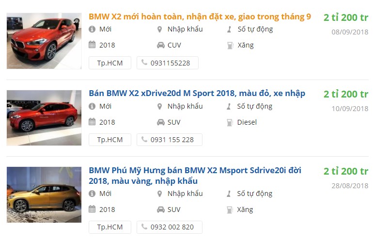 BMW X2 2018 sắp ra mắt Việt Nam, mở đặt cọc với giá từ 2,2 tỷ đồng - Ảnh 1.