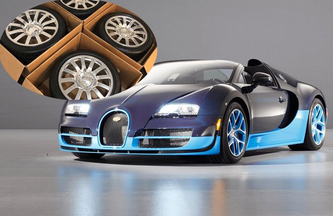 Thay 4 bánh Bugatti Veyron cũ, chủ xe mất bay chiếc Mercedes “đập hộp” 1