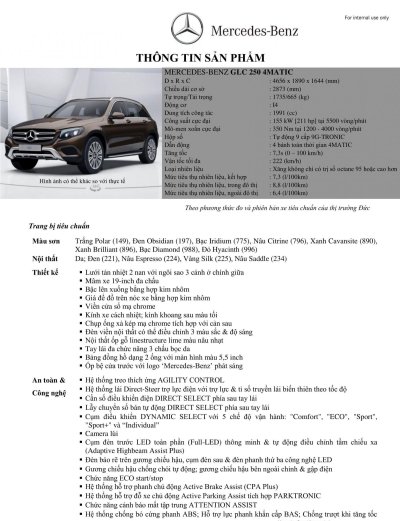 Thông số kỹ thuật Mercedes-Benz GLC250 2018 2 Thông số kỹ thuật Mercedes-Benz GLC250 2018 a2